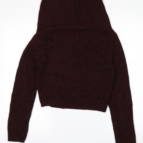 E-vie Womens Red   Cardigan Jumper Size 10