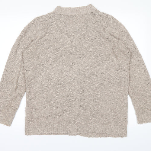 BM Womens Brown   Cardigan Jumper Size M