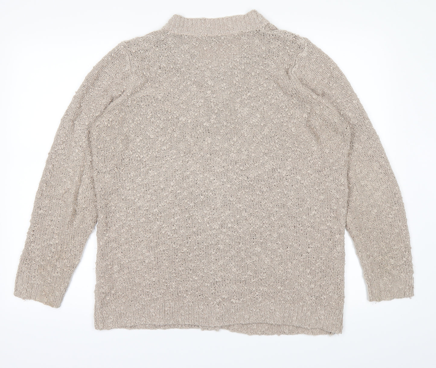 BM Womens Brown   Cardigan Jumper Size M