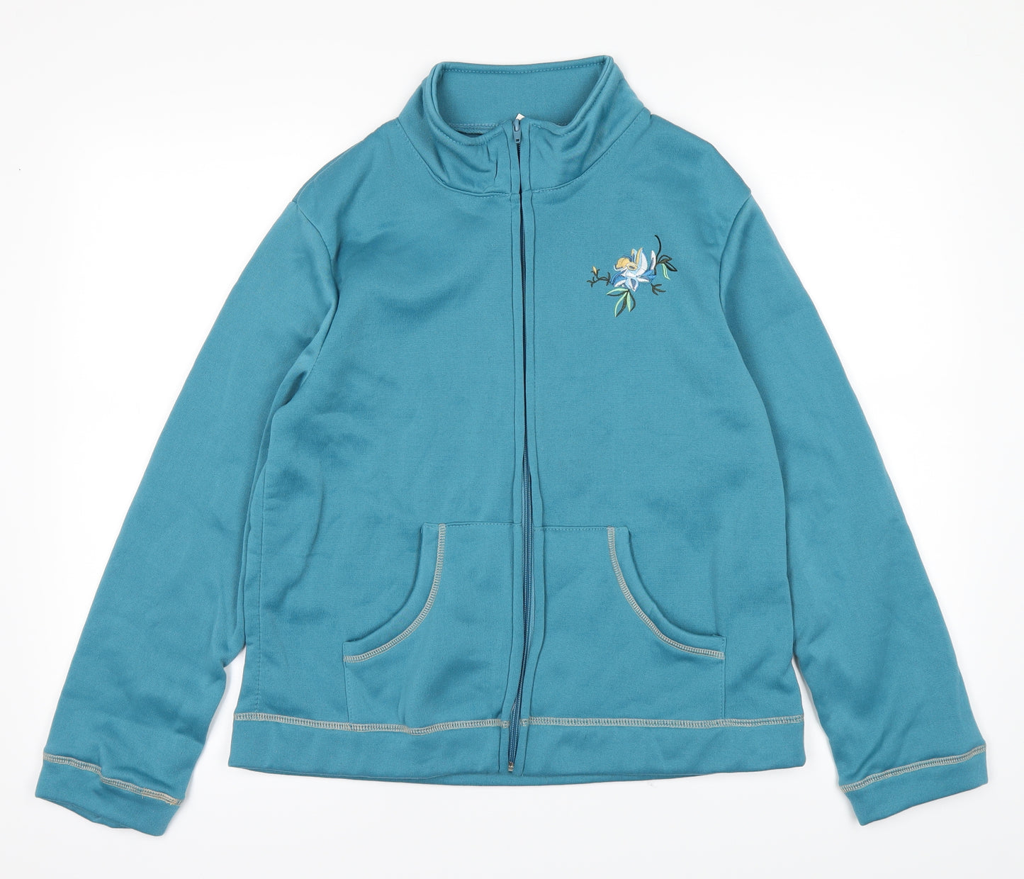 anne de lacey Womens Blue   Full Zip Jumper Size 10