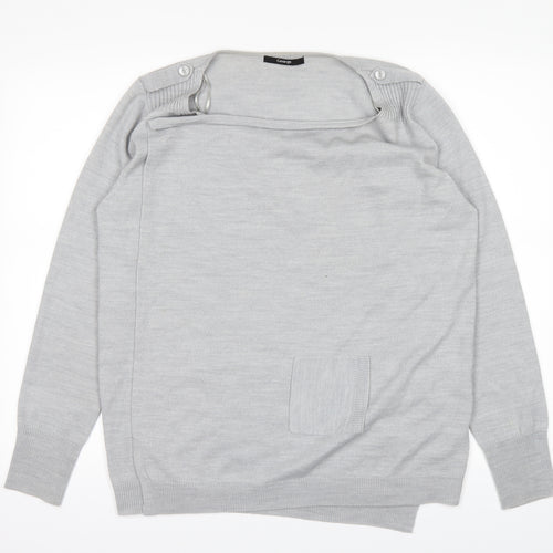 George Womens Grey   Cardigan Jumper Size 14