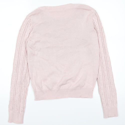 H&M Womens Pink   Pullover Jumper Size S