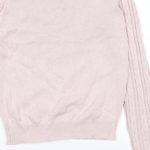 H&M Womens Pink   Pullover Jumper Size S