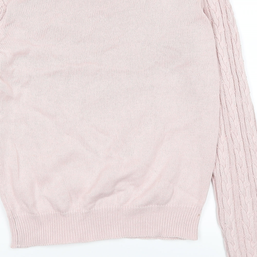 H&M Womens Pink   Pullover Jumper Size S