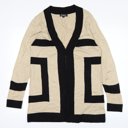 //text Womens Brown   Cardigan Jumper Size M