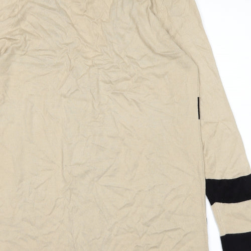 //text Womens Brown   Cardigan Jumper Size M