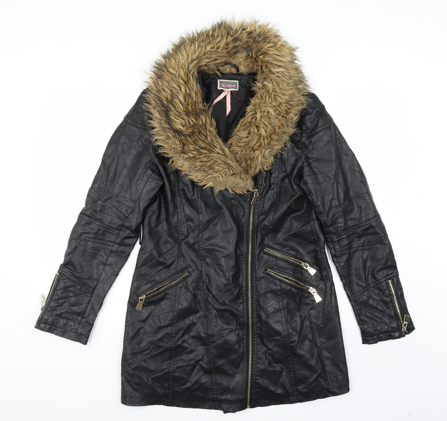 Red Chilli Womens Black   Jacket  Size 14