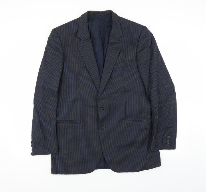 Sheltons Mens Blue   Jacket Suit Jacket Size 38