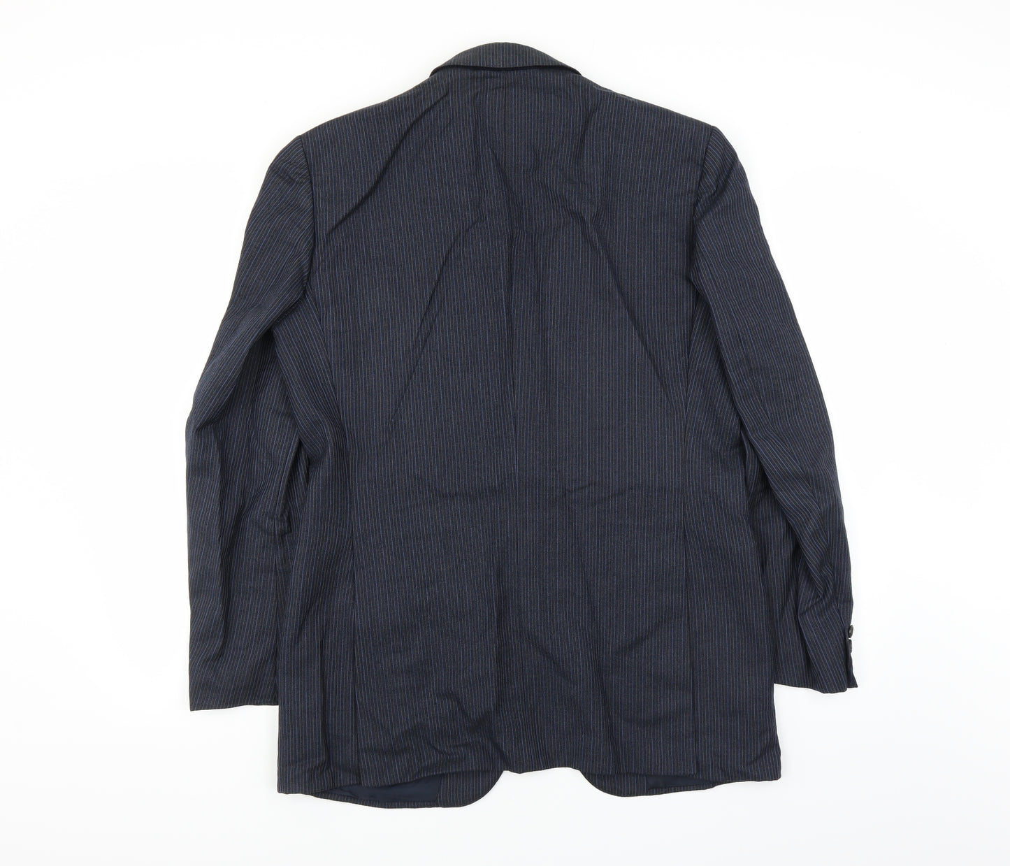 Sheltons Mens Blue   Jacket Suit Jacket Size 38