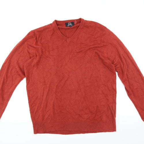 Hutson Harbour Mens Brown   Pullover Jumper Size L