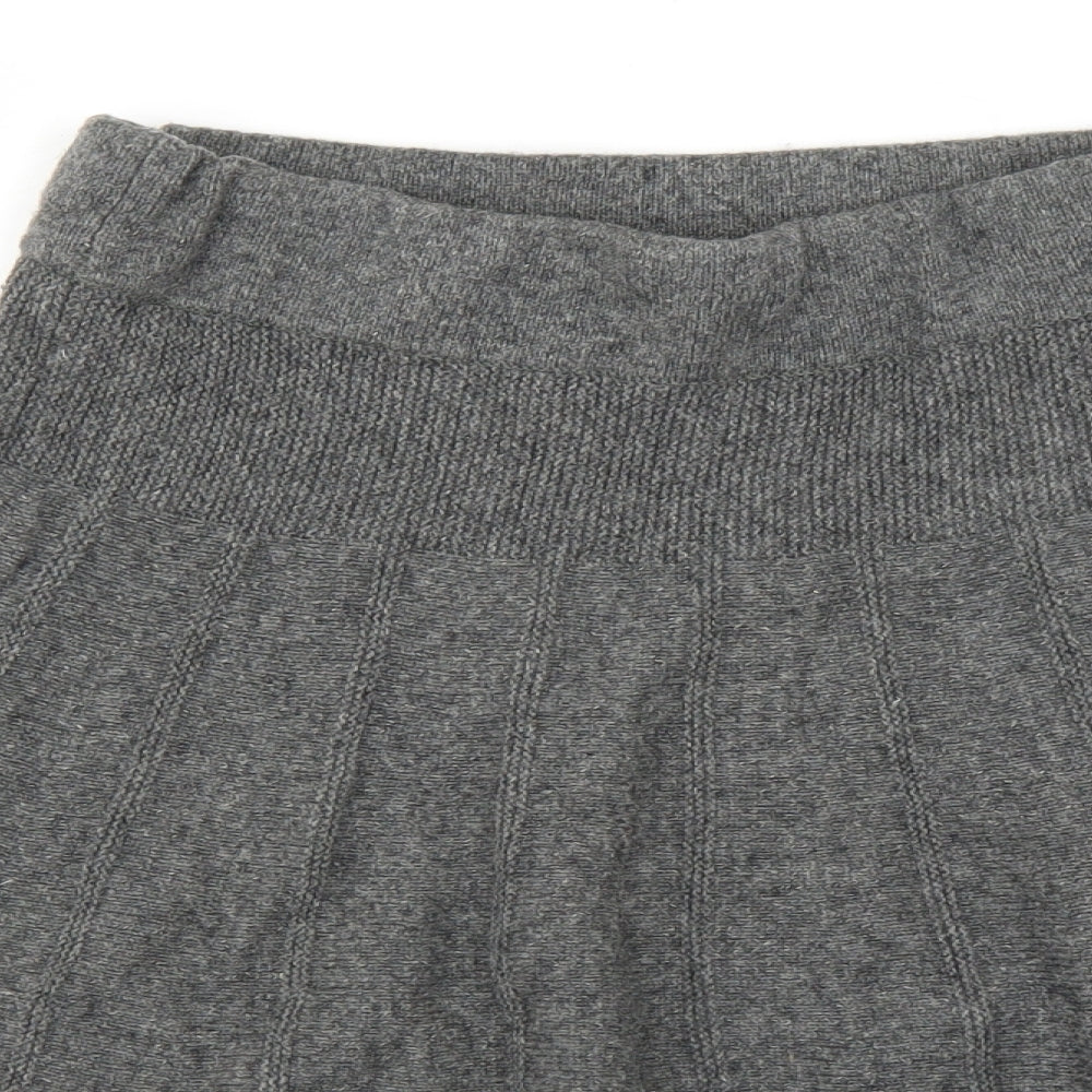 Promod Womens Grey   A-Line Skirt Size 30 in