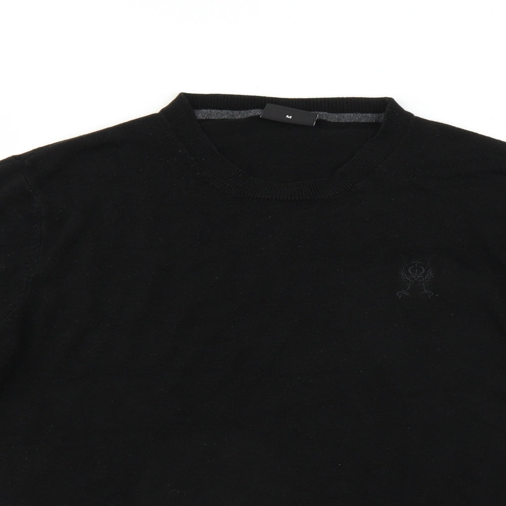 Jeff Banks Mens Black   Pullover Jumper Size M