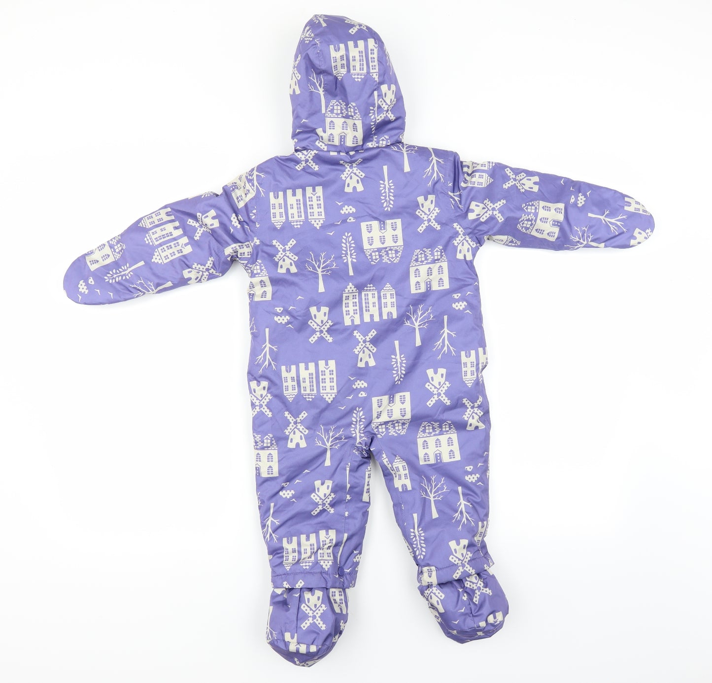 Kite Baby Purple   Jacket Snowsuit Size 6-9 Months