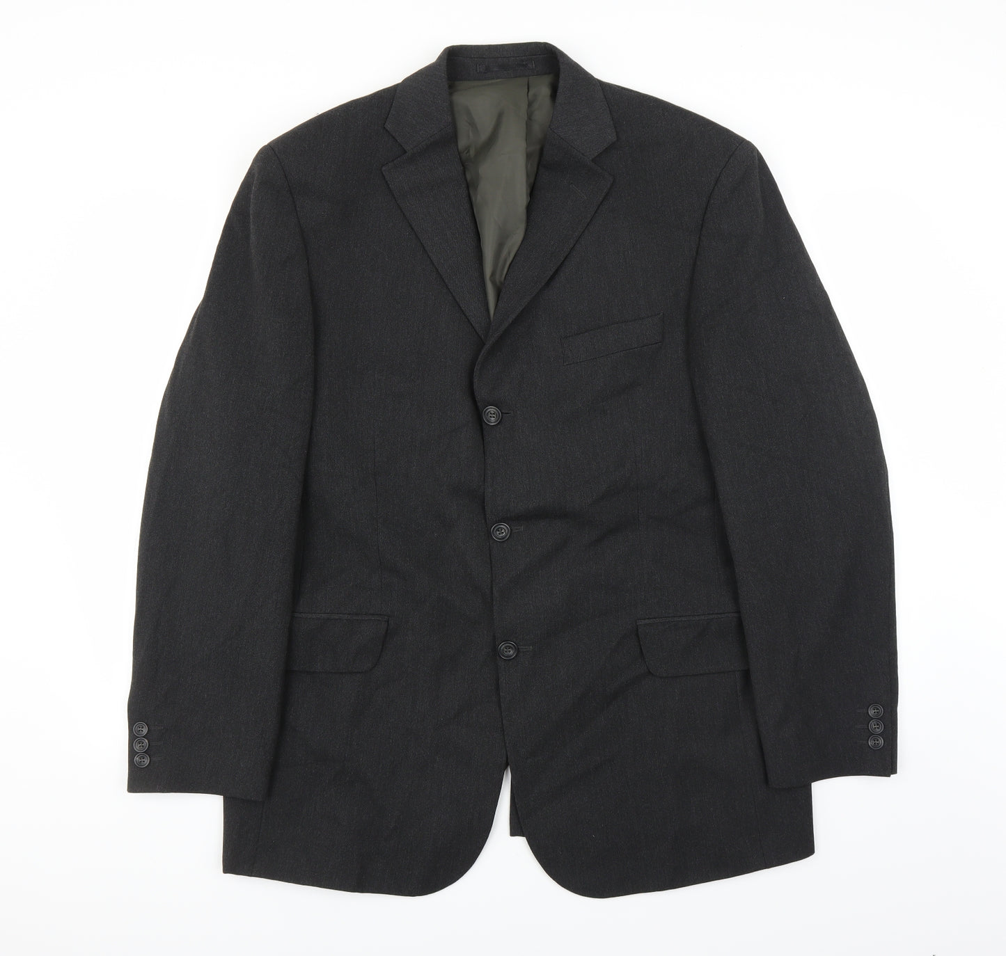 Preworn Mens Grey   Jacket Suit Jacket Size 44