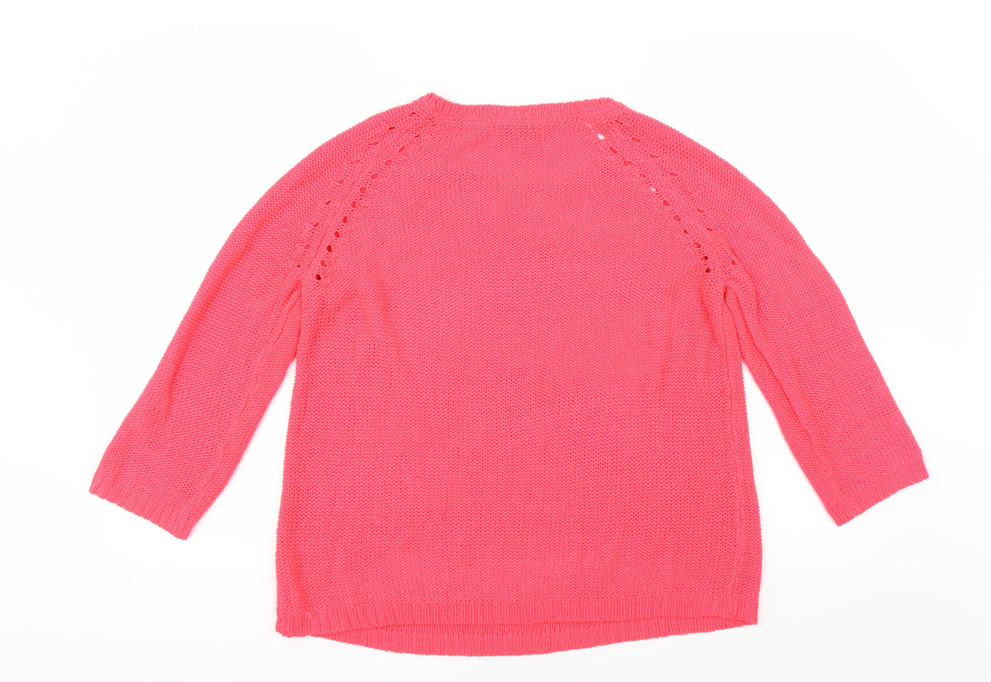 H&M Womens Pink   Pullover Jumper Size M