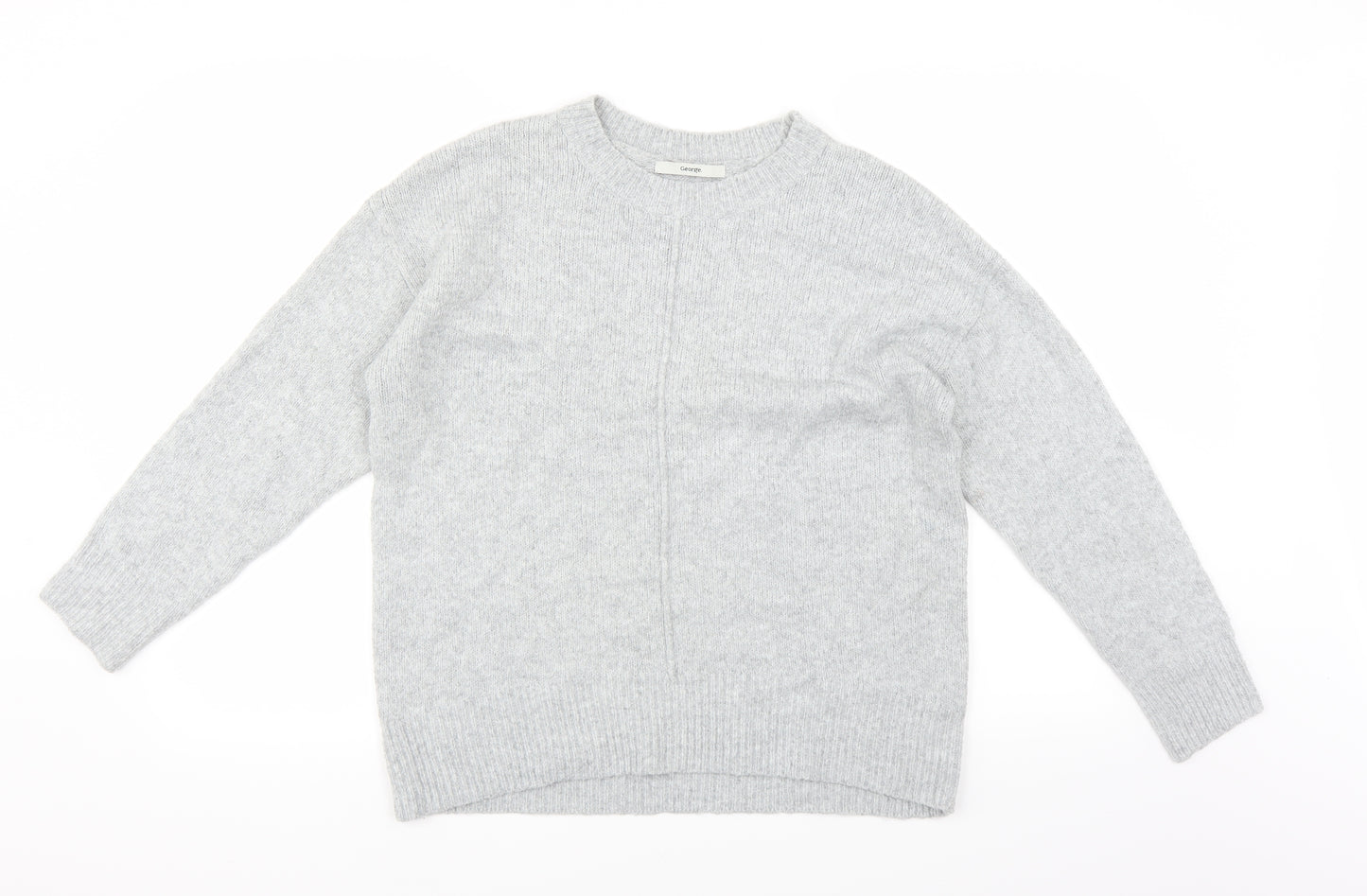 George Womens Grey   Pullover Jumper Size M