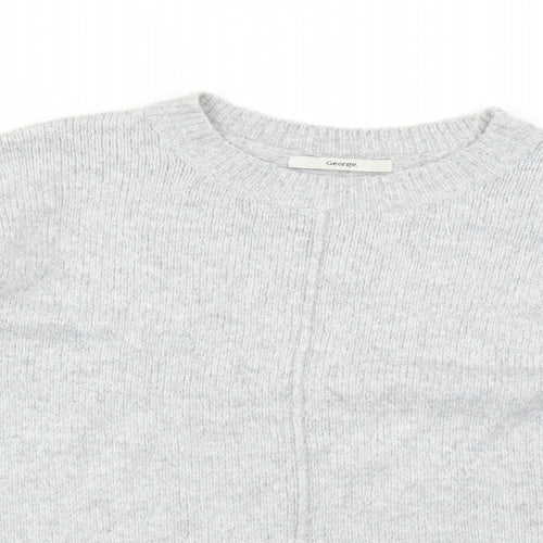 George Womens Grey   Pullover Jumper Size M