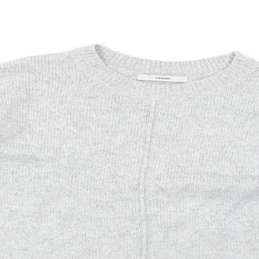 George Womens Grey   Pullover Jumper Size M