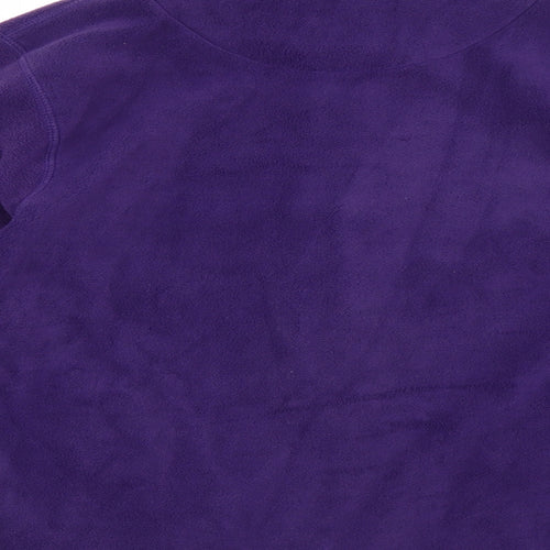 pure and natural Womens Purple   Full Zip Jumper Size M