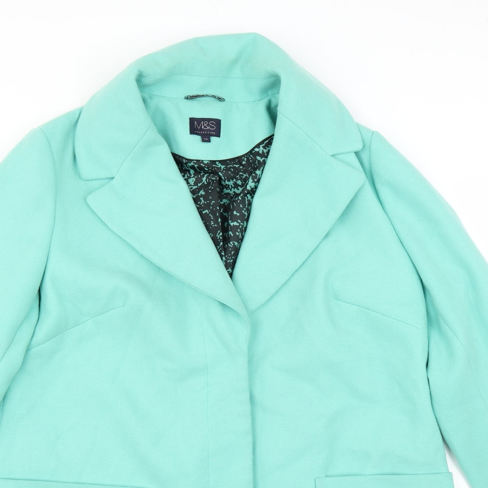 Marks and Spencer Womens Green   Jacket  Size 14