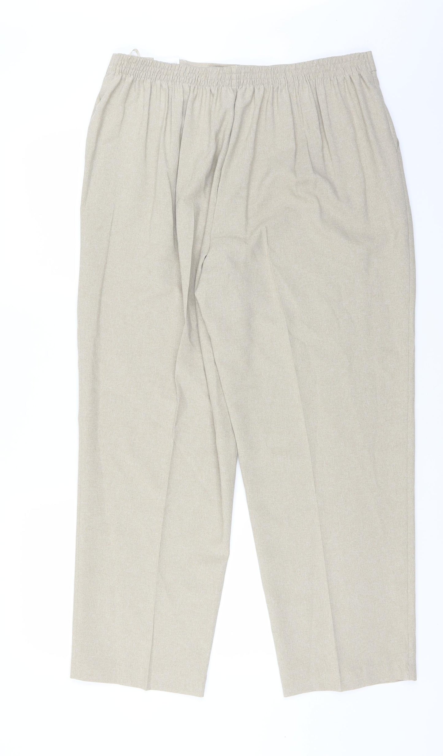Classic Womens Beige   Trousers  Size 20 L27 in