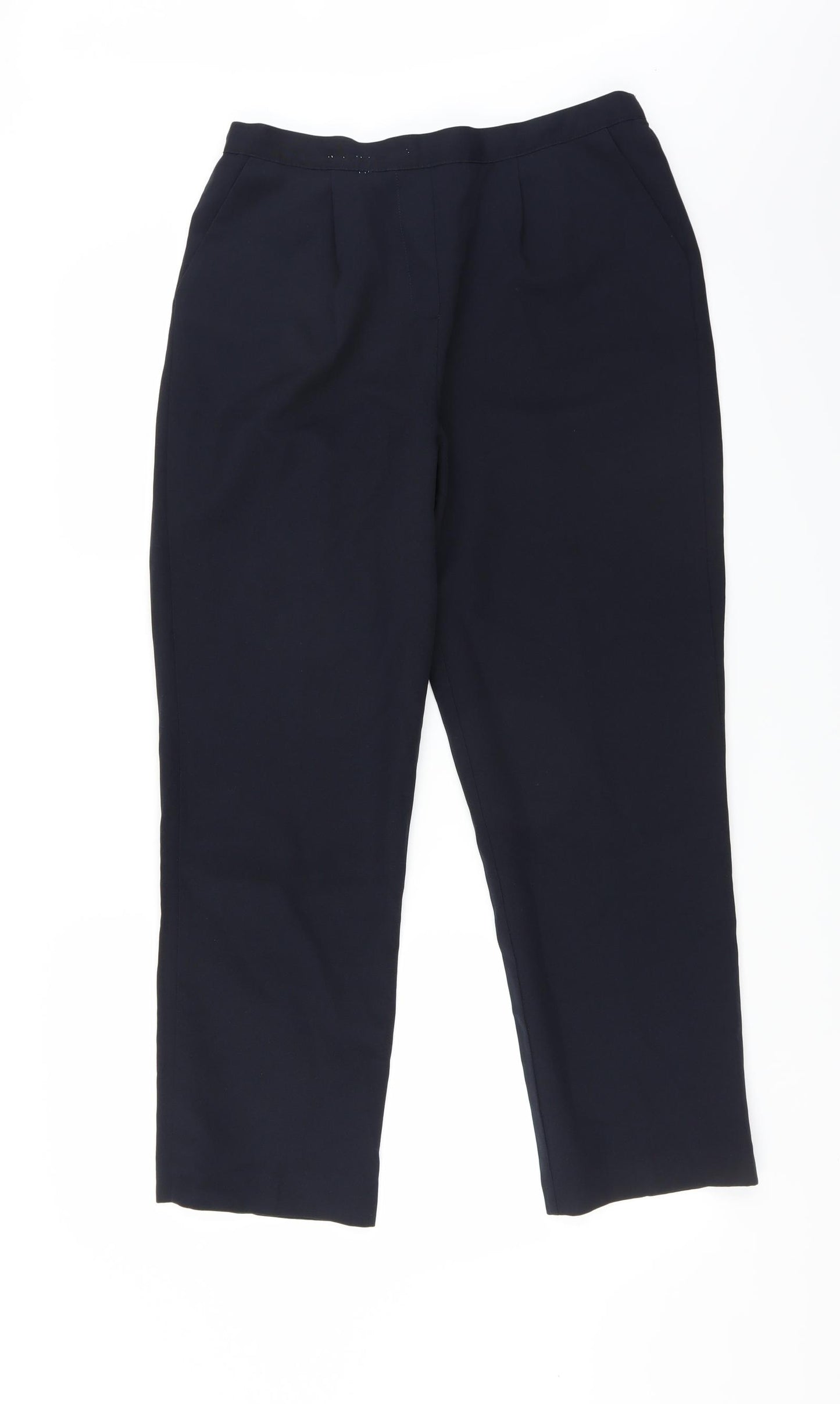Preworn Womens Blue   Trousers  Size 14 L26 in