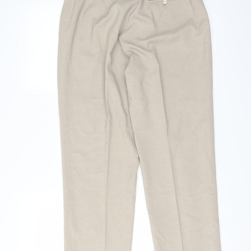 Debenhams Womens Beige   Trousers  Size 14 L27 in