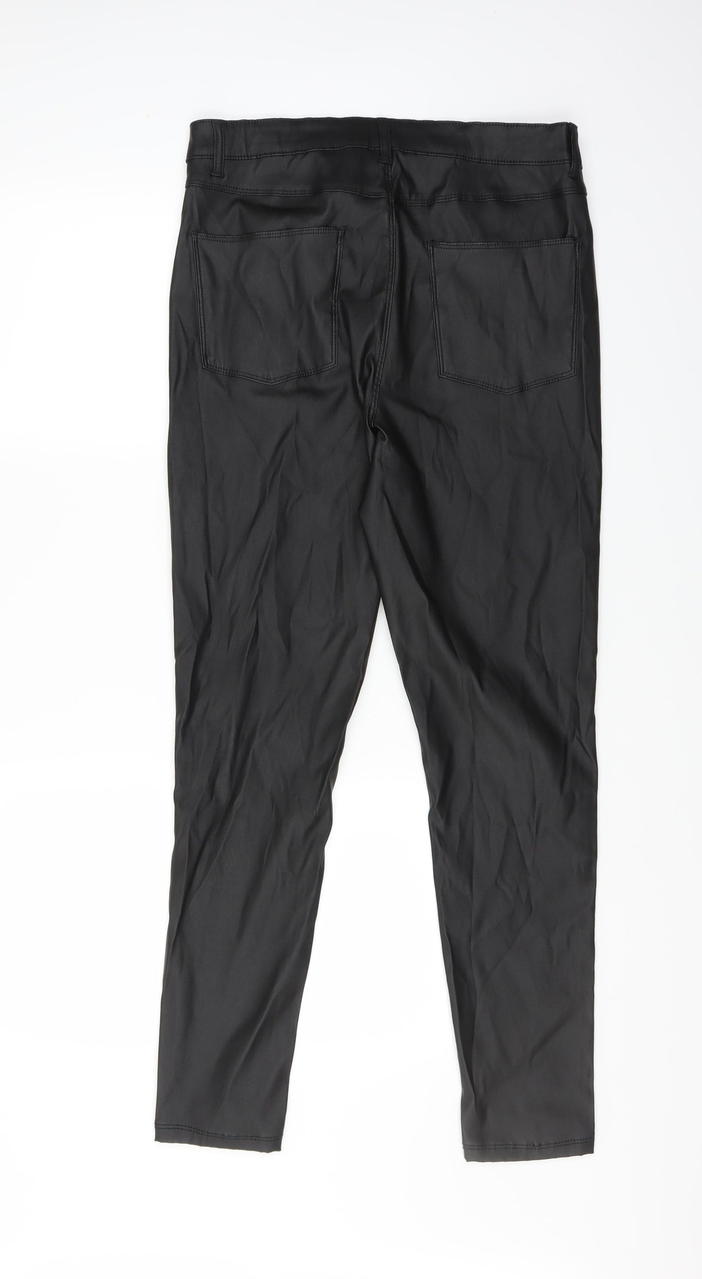 Primark Womens Black   Trousers  Size 14 L28 in