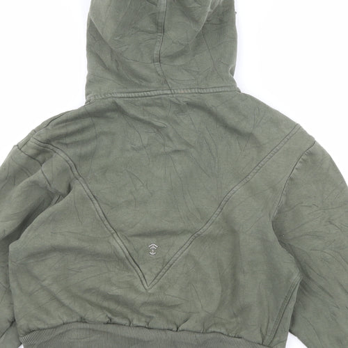 Aztec Diamond Womens Green  Jersey Full Zip Hoodie Size XS