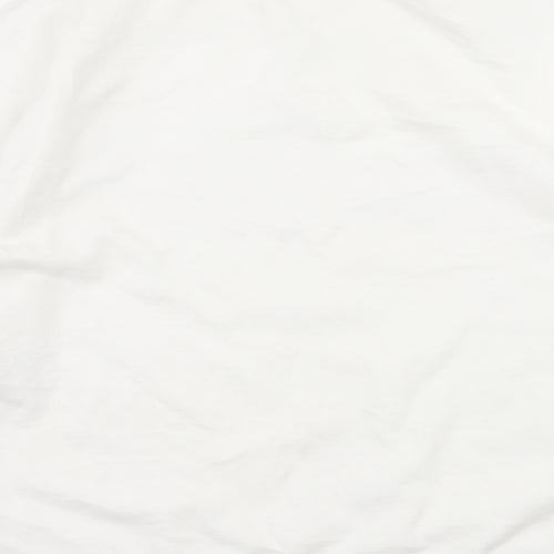 H&M Womens White  Jersey Pullover Sweatshirt Size M  - you matter