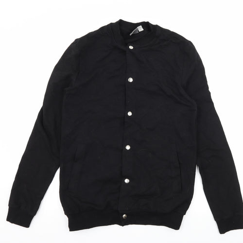 ASOS Womens Black  Jersey Pullover Sweatshirt Size S