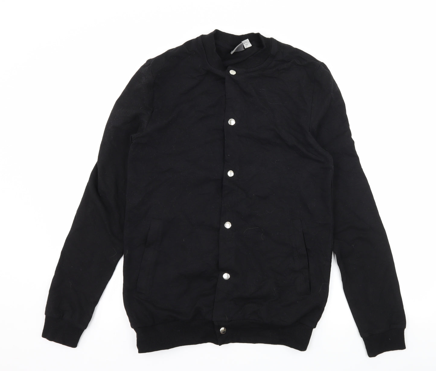 ASOS Womens Black  Jersey Pullover Sweatshirt Size S