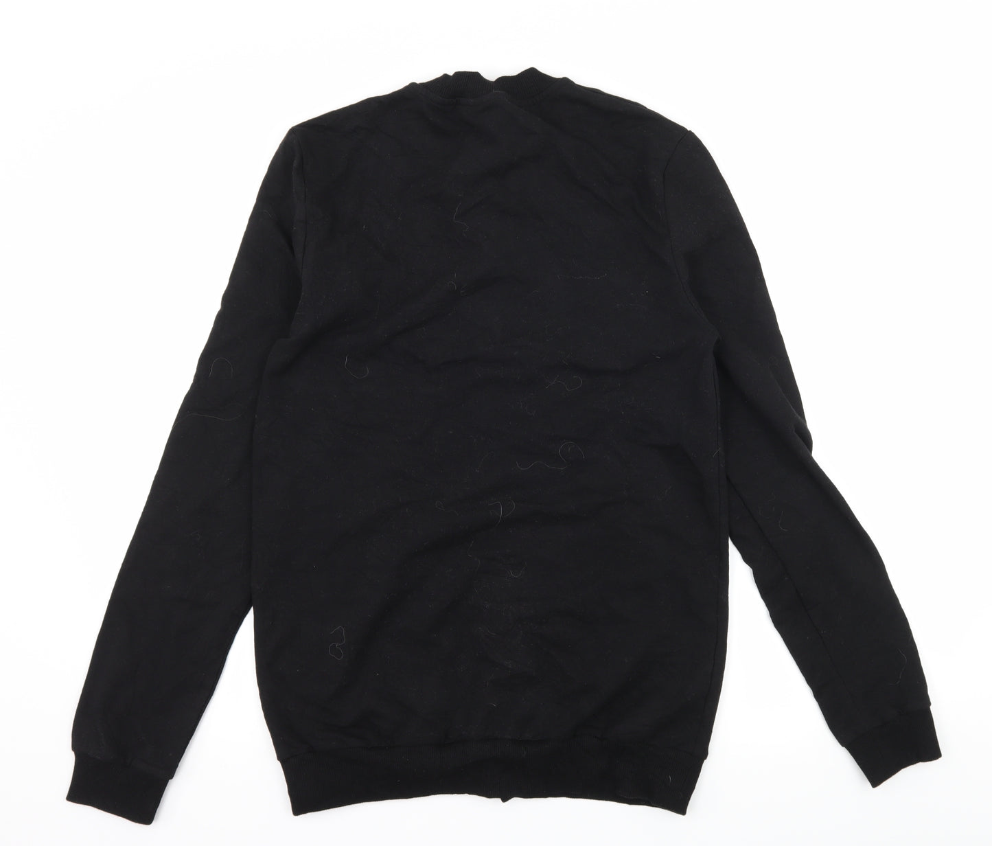 ASOS Womens Black  Jersey Pullover Sweatshirt Size S