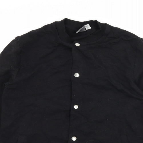 ASOS Womens Black  Jersey Pullover Sweatshirt Size S