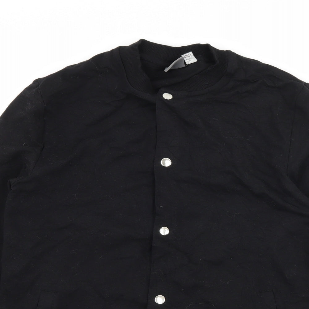 ASOS Womens Black  Jersey Pullover Sweatshirt Size S