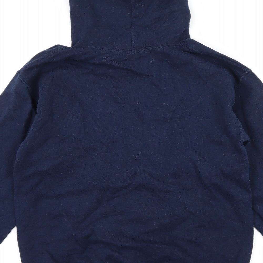 Gildan Mens Blue  Jersey Pullover Hoodie Size S  - Washington