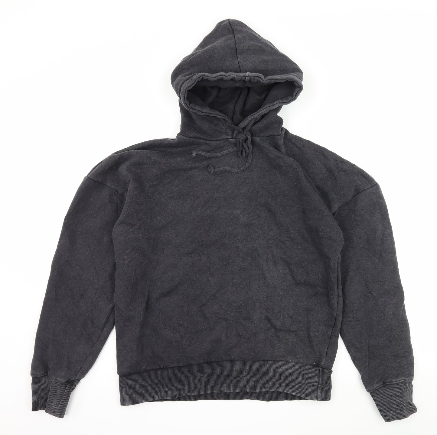 Missguided Womens Grey  Jersey Pullover Hoodie Size 4