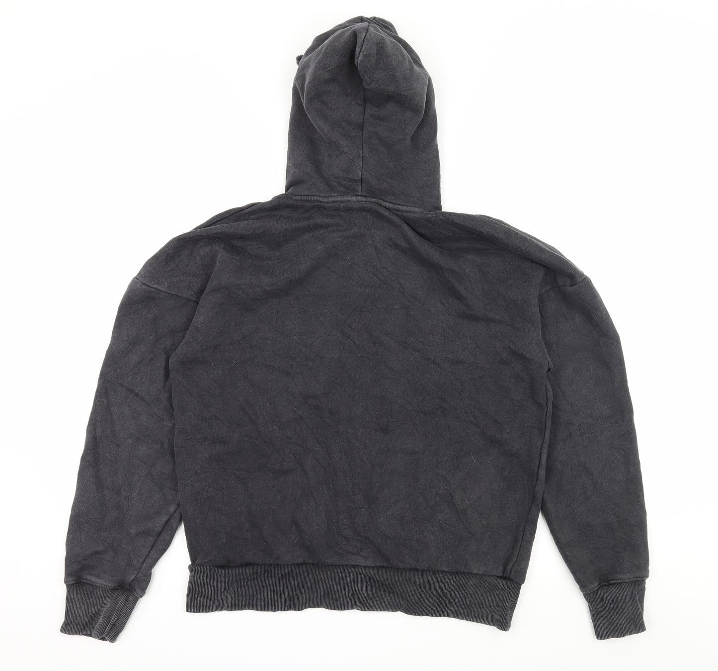 Missguided Womens Grey  Jersey Pullover Hoodie Size 4