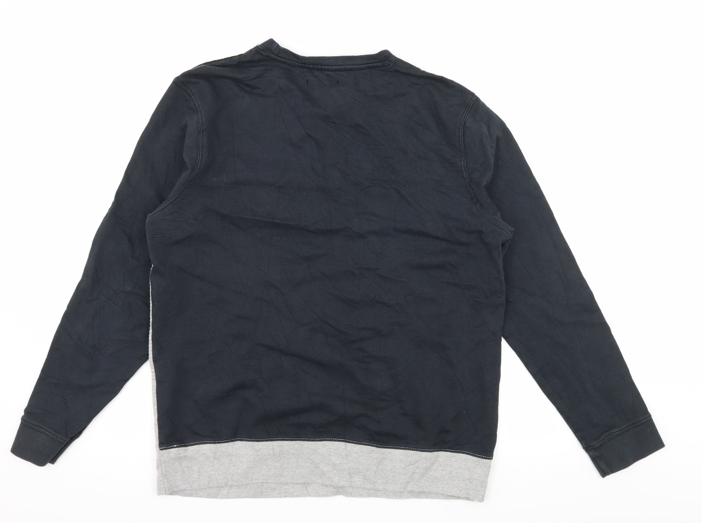 Newww   Mens Black  Jersey Pullover Sweatshirt Size M