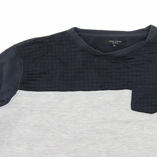 Newww   Mens Black  Jersey Pullover Sweatshirt Size M
