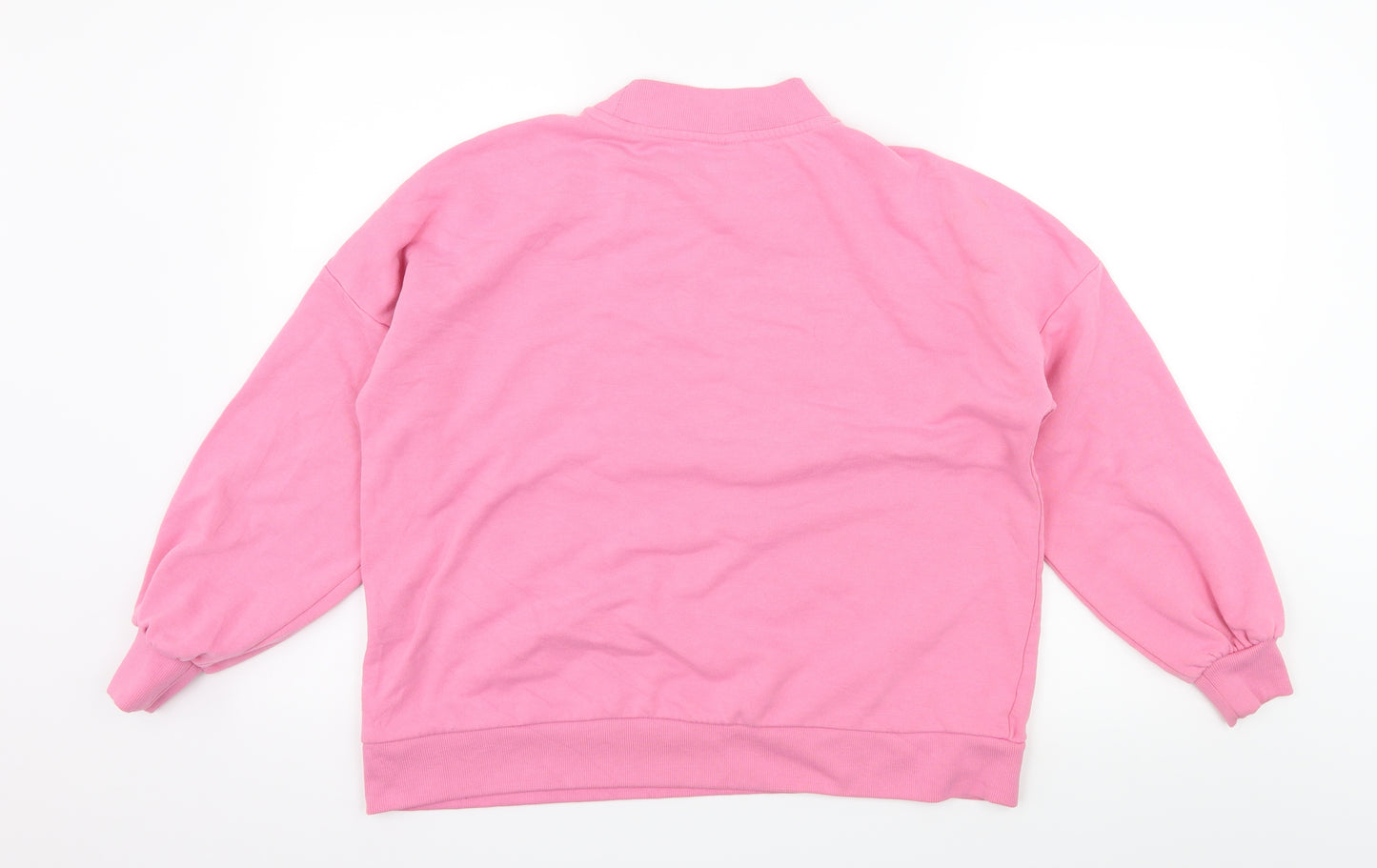 Noisy may Womens Pink  Jersey Pullover Sweatshirt Size XS