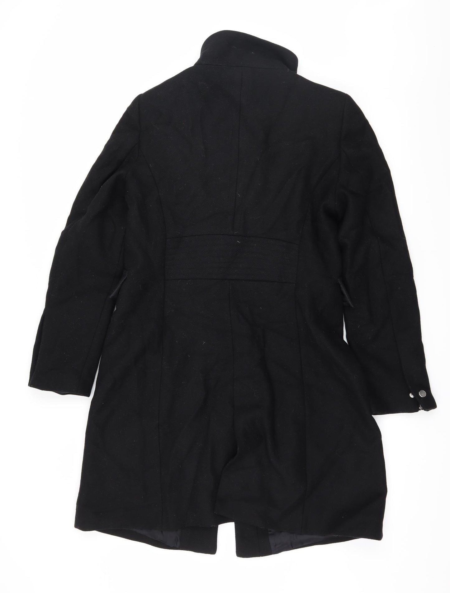 Zara Womens Black   Overcoat Coat Size XL