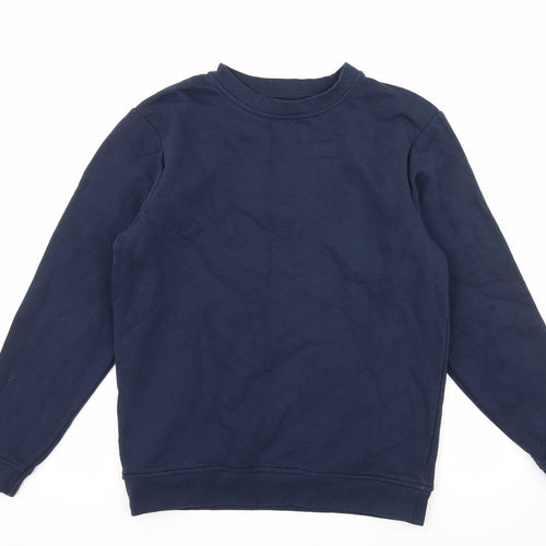 Nutmeg Boys Blue  Jersey Pullover Sweatshirt Size 11-12 Years