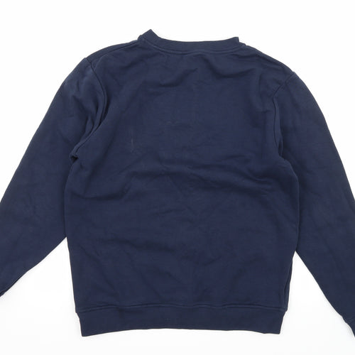 Nutmeg Boys Blue  Jersey Pullover Sweatshirt Size 11-12 Years