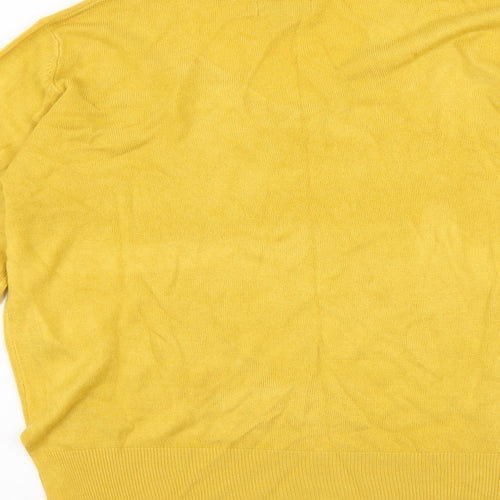 Primark Womens Yellow  Knit Pullover Jumper Size 10