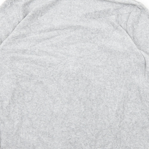 Avenue Womens Grey  Jersey Full Zip Sweatshirt Size 12