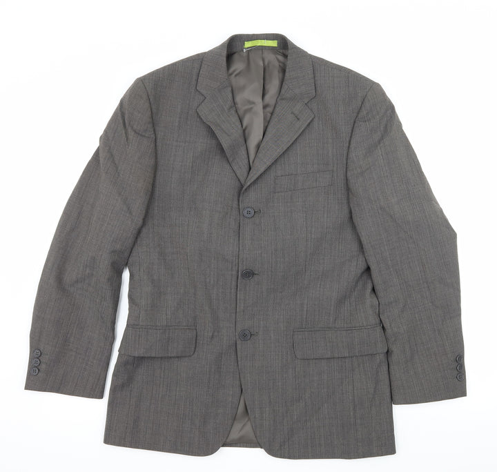 Burton Mens Grey   Jacket Suit Jacket Size S