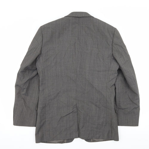 Burton Mens Grey   Jacket Suit Jacket Size S