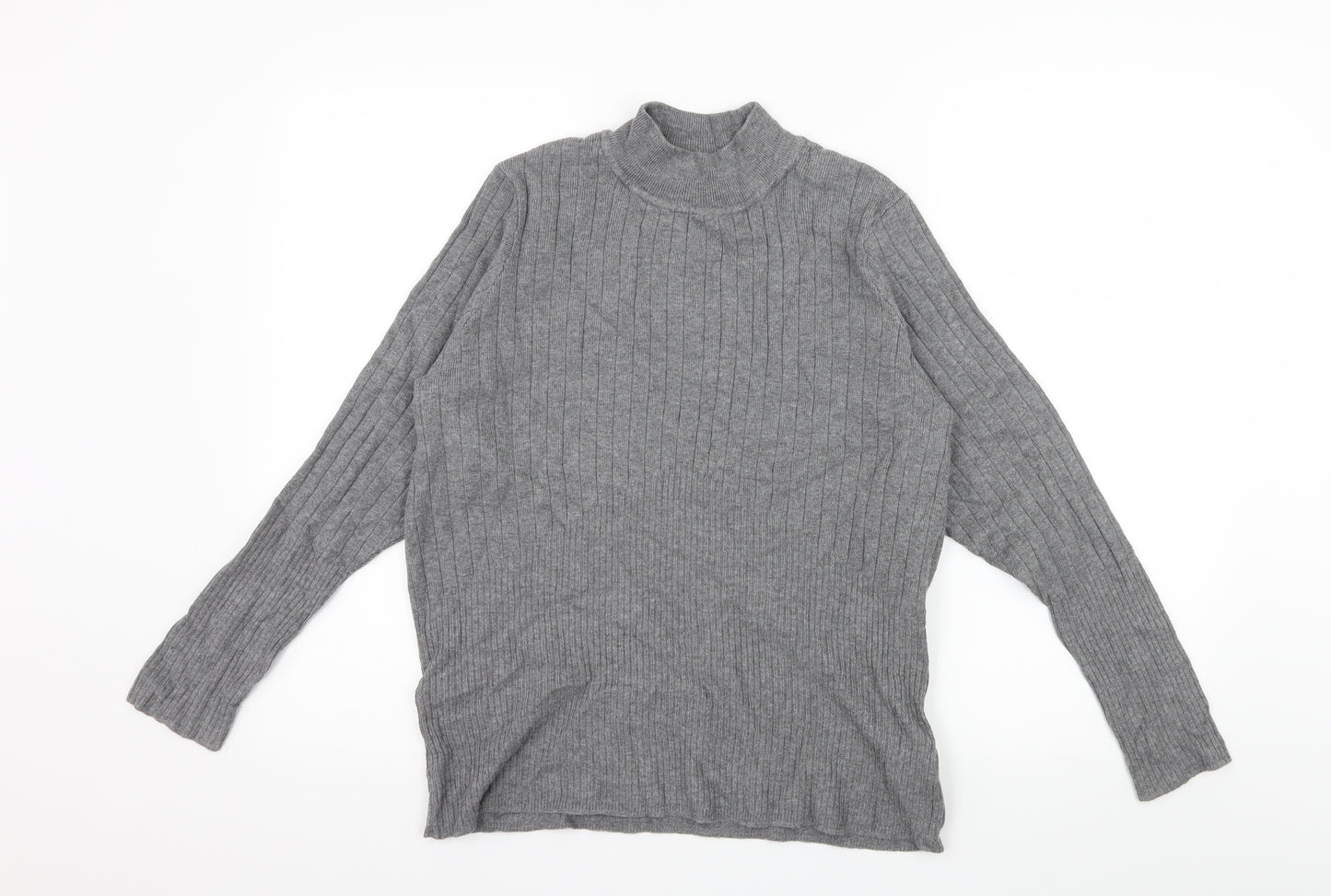 Marks and Spencer Womens Grey  Knit Pullover Jumper Size 20