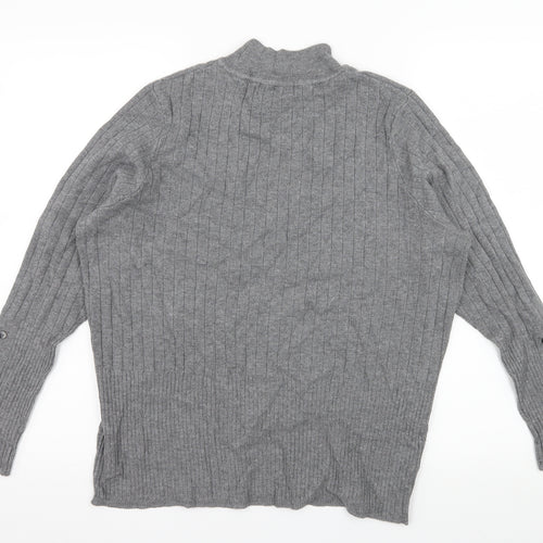 Marks and Spencer Womens Grey  Knit Pullover Jumper Size 20
